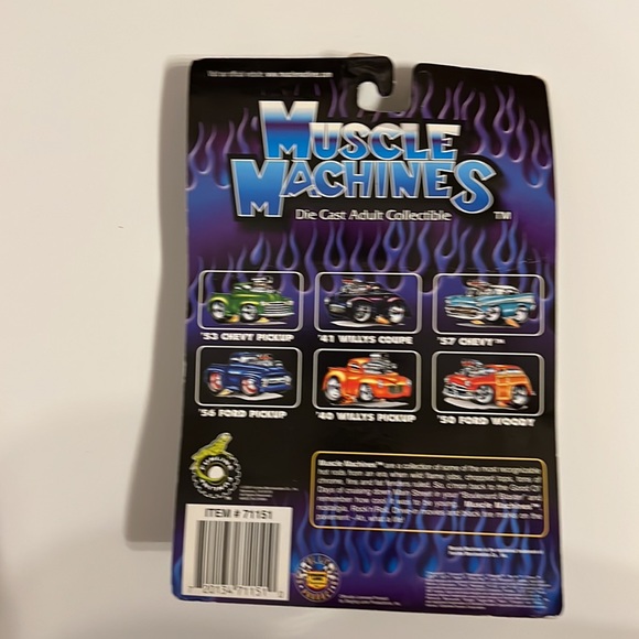 Fun Line Muscle Machines Light Blue '66 Mustang. 1:64 Scale. 01-10 Die Cast. - Picture 2 of 4